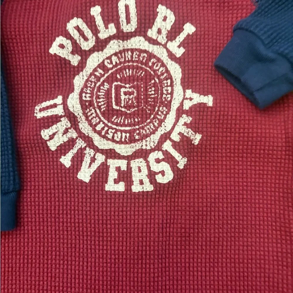 Polo by Ralph Lauren Kids One Piece - Navy and Red RL. 9 mos